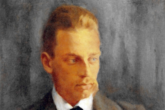 Rainer Maria Rilke. Painting by Maler Helmut Westhoff (фрагмент)