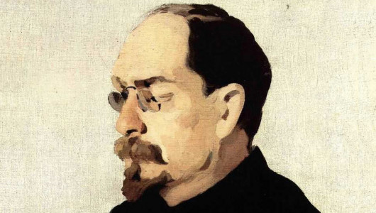 Н.П. Шлеин. Портрет А. В. Луначарского, 1919 (фрагмент) 