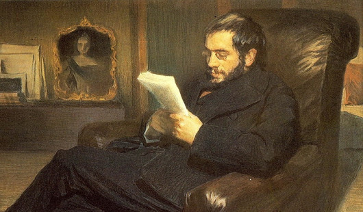 Лев Бакст. Портрет А. Бенуа, 1898