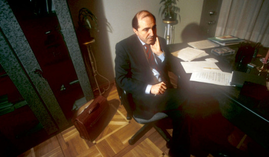 Борис Березовский в своем рабочем кабинете, 1996. Фото: bigpicture.ru/