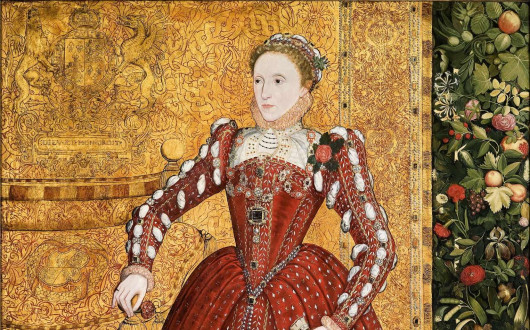Портрет королевы Елизаветы I (Хэмпденский портрет). Приписывается Стивену ван Гервику или Стивену ван дер Мейлену. Англия, ок. 1560. Холст, масло. Частная коллекция