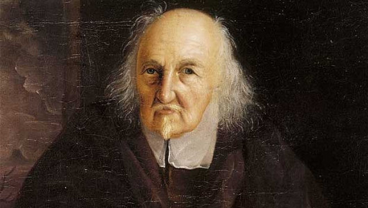 Thomas Hobbes depicted in a portrait at Hardwick Hall Photo: Bridgeman Art Library