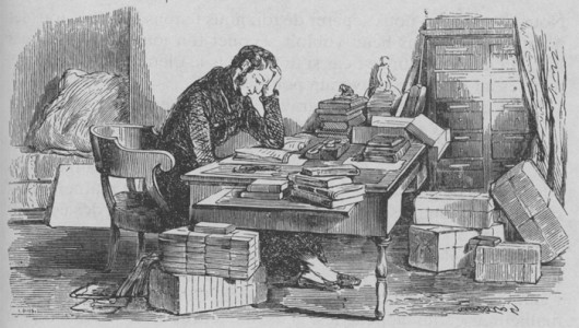 Издатель. Худ. П. Гаварни, 1841 (иллюстрация к книге)