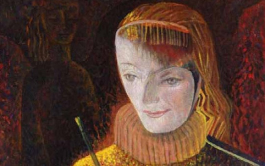 Алиса Порет. Автопортрет в маске, 1967. Музей искусств им. Ш. Амиранашвили Национального музея Грузии, Тбилиси (фрагмент)