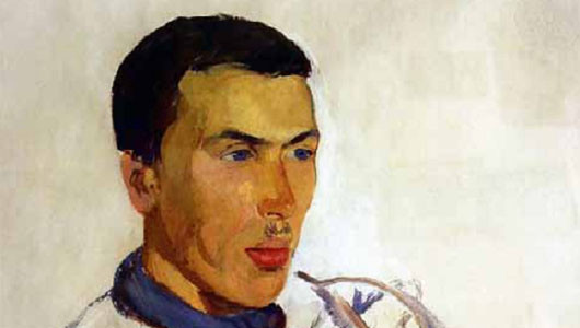 Зинаида Серебрякова. Портрет Петра Соколова. 1915