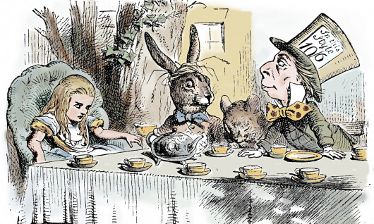  ‘Hypnotically nostalgic’: John Tenniel’s illustration for the Mad Hatter’s tea party