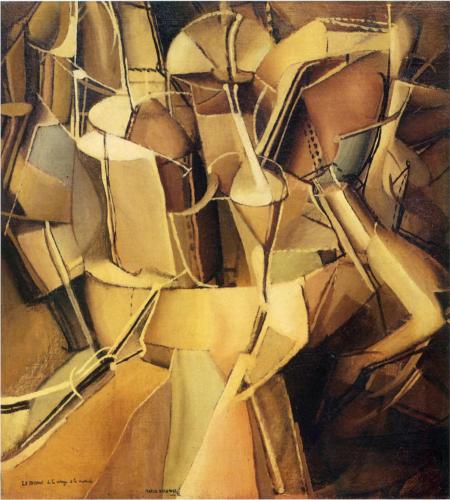 Марсель Дюшан. Переход от девственницы к новобрачной (1912. Museum of Modern Art, New York, USA)
